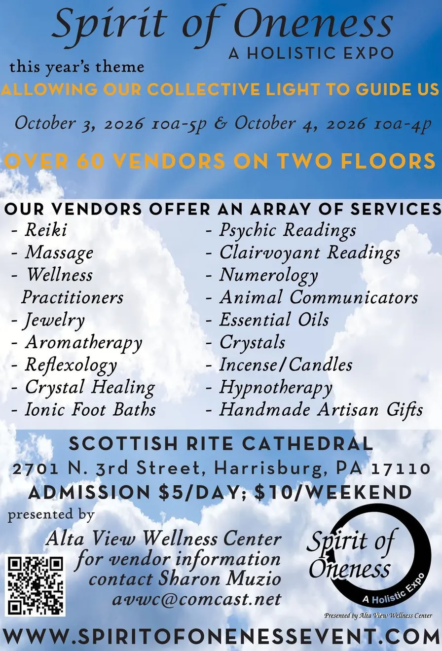 2026 Spirit of Oneness Expo flyer